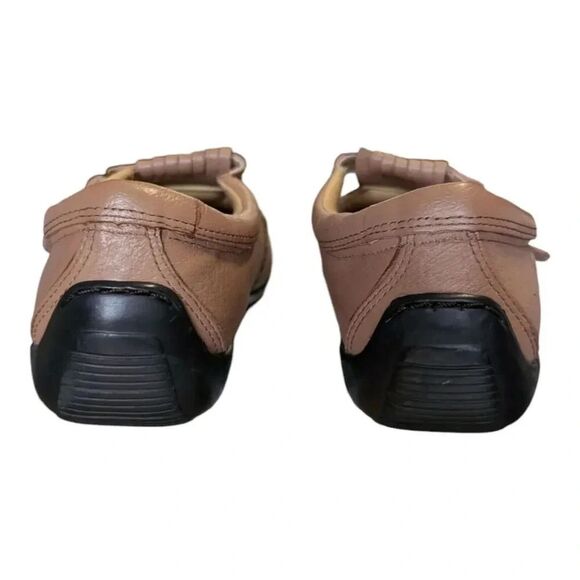 Dr. Scholls Womens  E1P-2X Size 7.5 M Brown  Leather Slip On Comfort Loafers - Picture 5 of 10